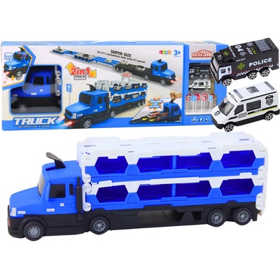 mamido Dopravná lora a autodráha 2v1 modrá