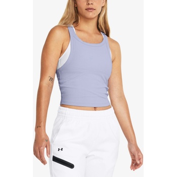 Image 1 of Under Armour Meridian Rib Crop Tank за жени Under Armour | Lilav | ЖЕНИ | M
