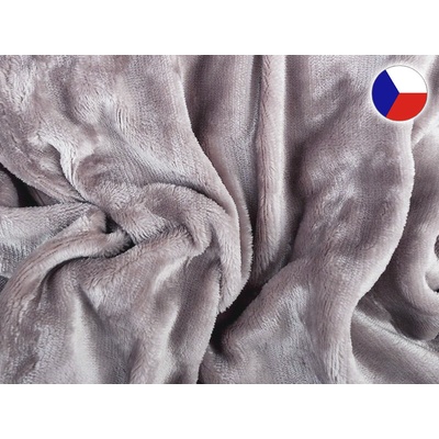 Svitap prostěradlo z mikroflanelu Sleep Well světle šedé 140x200