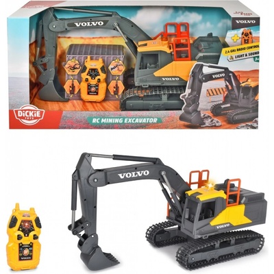 Dickie Důlní bagr na dálkové ovládání Toys Volvo 60 cm