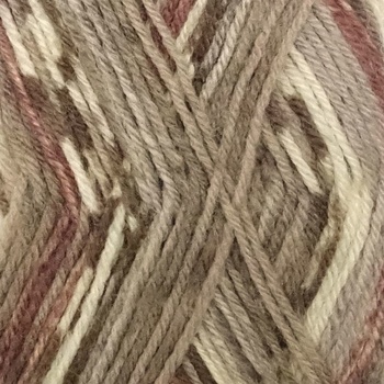 Drops Fabel Print 912 hnedo sivo hnedá mix