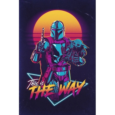 Plagát, Obraz - This is the way, 26.7 × 40 cm