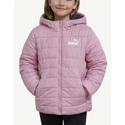 PUMA Essentials Hooded Padded Jacket Pink