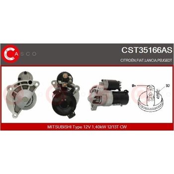 Štartér CASCO CST35166AS