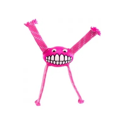 Rogz Jouet Flossy - Кучешка забавна играчка за дърпане и дъвчене 16.5 см. розова