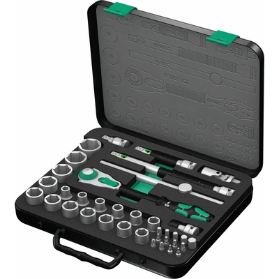 Wera 003645 Račňová sada Zyklop Speed 1/2" typ 8100 SC 2, metrická 37 dielov