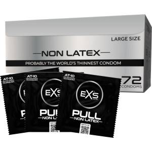 EXS Condoms Pull Non Latex Large 72 pack