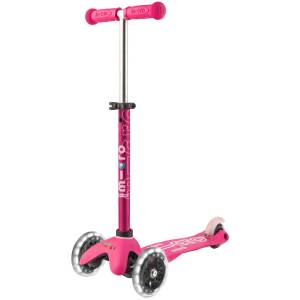Micro Детска тротинетка Micro - Mini Deluxe LED, Pink (MMD075) - ozone Тротинетка, скутер