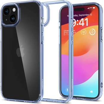 Spigen Противоударен Калъф за iPhone 15 Plus, SPIGEN Ultra Hybrid Case, Син (ACS07047)