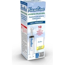 Nasaline Systém na výplach nosa striekačka + odmerka + 10 vreciek soli + cestovné puzdro 1 set