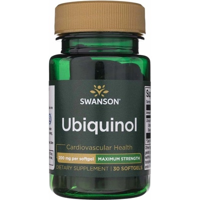 Swanson Ubiquinol Koenzym Q10 200 mg 30 kapslí