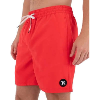 Hurley Бански гащета Hurley Volley Icon Solid 17´´ swimming shorts - Red (Aloha Red)