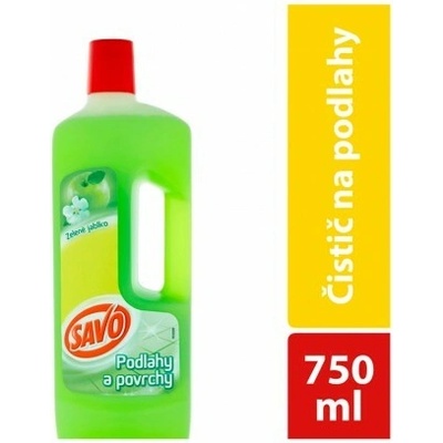 Savo čistiaci prostriedok na podlahy zZelené jablko 750 ml