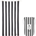 Dock & Bay Плажна кърпа бързосъхнеща, 90 x 200 см, цвят въглен (TOWLB-CAB-XL-BLACK-R)