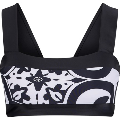 Goldbergh Дамско бикини горнище Goldbergh Women's Cassandra Bikini top - Black / White (150-5882-0112)