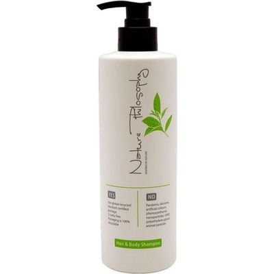 ALDA hotel equipment a.s. Šampón na vlasy a telo, dávkovač s pumpičkou, 450 ml, Nature Philosophy