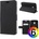 Alcatel U5 Magnetic Wallet Кожен Калъф и Протектор
