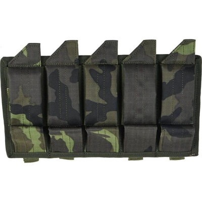 AS-Tex Samosvorná zásobníková Molle pro 5x MP5/EVO3 VZ.95