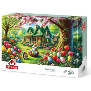 Art Puzzle Пъзел Art Puzzle от 260 части - Цветни яйца (40272)