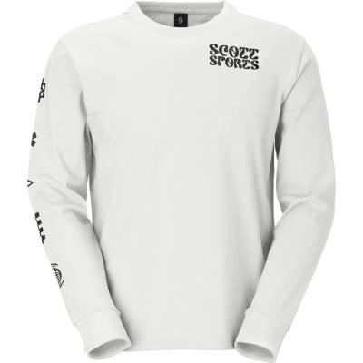 SCOTT Мъжка блуза с дълъг ръкав Scott Tee Graphic L/S Longsleeve - White - размер M (216-8213-0213)