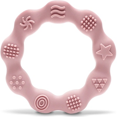 Lorelli Premium СИЛИКОНОВА ГРИЗАЛКА РИНГ natural deep pink (10210920002)