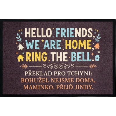 Mercury Flooring HELLO FRIENDS šedá 40x60 cm