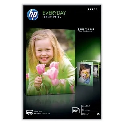 HP Everyday Glossy Photo Paper-100 sht-10 x 15 cm