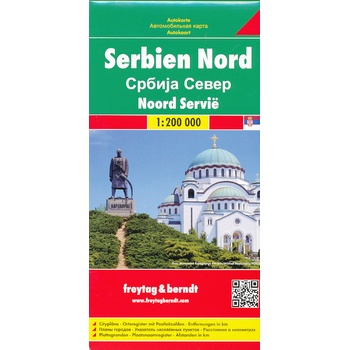 Mapa Srbsko Sever