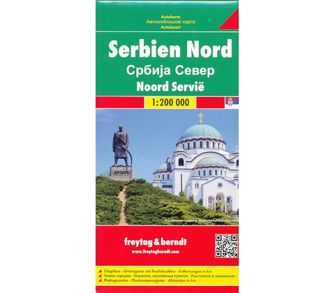 Mapa Srbsko Sever