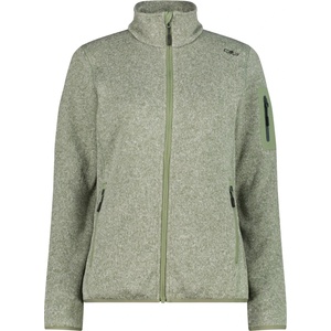 CMP Дамско поларено яке CMP Women's Jacket Jacquard Knitted Fleece jacket - Green Tea / B. Co Gesso - размер 48 (EU) (105-4942-3118)