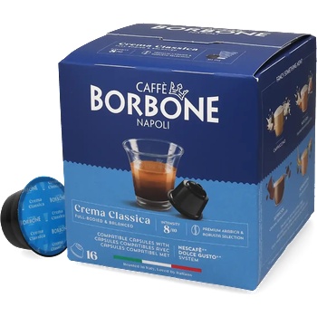 Caffè Borbone | Crema Classica - 16 капсули за Dolce Gusto