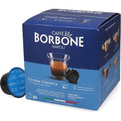 Caffè Borbone | Crema Classica - 16 капсули за Dolce Gusto