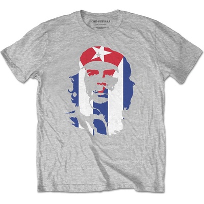 Che-Guevara tričko Star and Stripes šedé