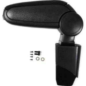 Pro. tec Подлакътник за Peugeot 206, черен, с тапицерия от плат