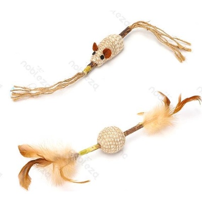 Nobleza Loptička a myška na drievku 30 cm
