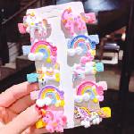 HARAHU Щипки за коса - Unicorn KP7883