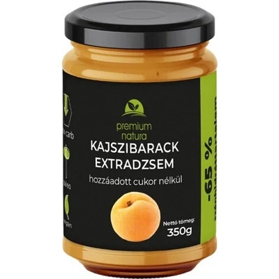 Premium Natura Marhuľový džem bez pridaného cukru 350g