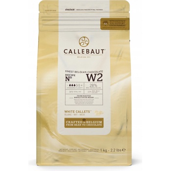 Callebaut Čokoláda W2 bielá 28% 1kg