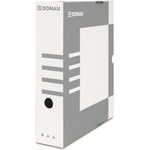 DONAU Filing box 800 cardboard cards fsc donau, grey