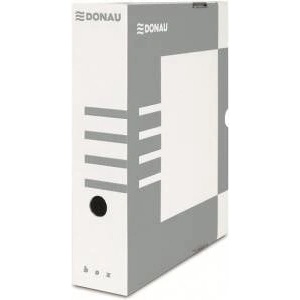 DONAU Filing box 800 cardboard cards fsc donau, grey
