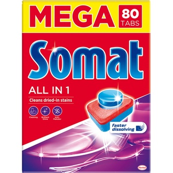 Somat All in 1 Tablety do myčky na nádobí 80 tablet 1440 g