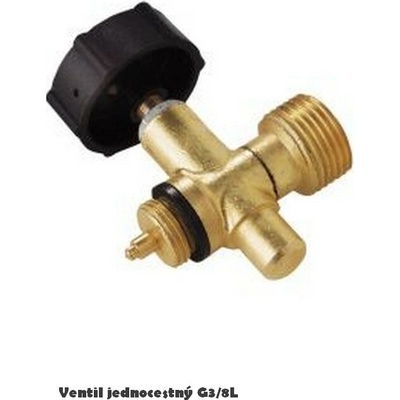 Plynový ventil Meva 2156A, LPG, jednocestný regulátor, G3/8" L