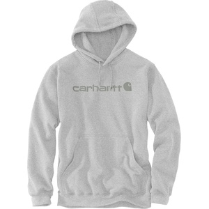 Carhartt WIP Мъжки суичър Carhartt Signature Logo Sweatshirt Hoodie - Heather Gray / Gray - размер XXL (017-2834-1015)