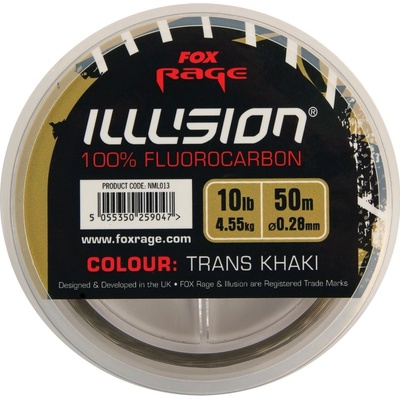 Fox Rage Fluorocarbon Illusion 50 m 0,25 mm 3,66 kg