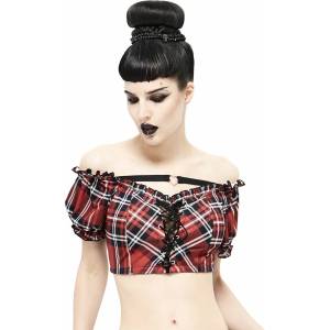 Devil Fashion Дамски бански (топ) devil fashion - sst019c