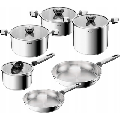Tefal Sada hrnců Emotion+ nerezová ocel 10 ks.