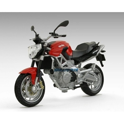 Welly Motocykl Aprilia Shiver 750 model červená 1:18