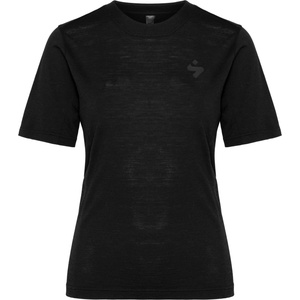 Sweet Protection Дамска фланелка с къс ръкав за колоездене Sweet Protection Women's Hunter II Woolmix T-Shirt Cycling jersey - Black (156-2832-0114)