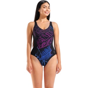 arena shapewear mia wing back black / multi m - uk34
