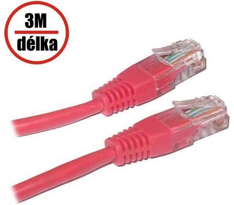 CNS patch kábel Cat5E, UTP - 3m
